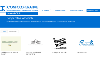 Attivati i “mini-siti” delle cooperative associate