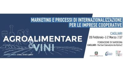 Corso di formazione per l’internazionalizzazione delle imprese cooperative – Cagliari 28 febbraio e 1,2 marzo 2017