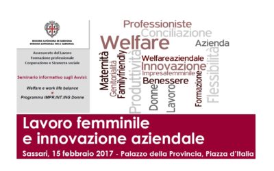 Lavoro femminile e innovazione aziendale – Sassari 15 febbraio 2017