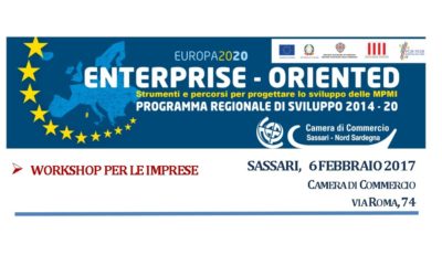 CCIAA Sassari, Workshop “Enterprise – Oriented”