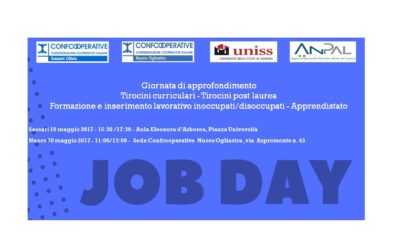 JOB DAY – Le Cooperative del Nord Sardegna incontrano studenti e laureati per pensare insieme a percorsi di formazione e di crescita