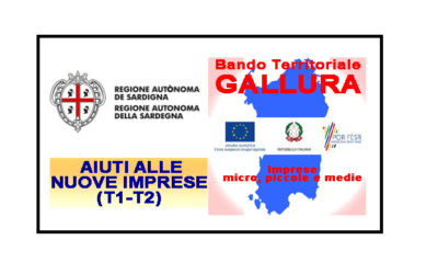 Bando territoriale “Competitività per le MPMI della Gallura nei settori dei servizi al turismo, ricettività e qualità della vita” (Ni-T1-T2)