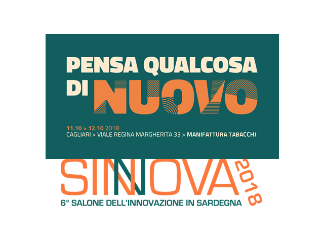 11 e 12 ottobre 2018 – L’appuntamento a Cagliari con SINNOVA