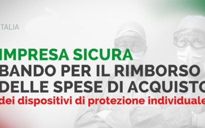 Procedure di rimborso per acquisto di dispositivi ed altri strumenti per protezione individuale – Bando INVITALIA