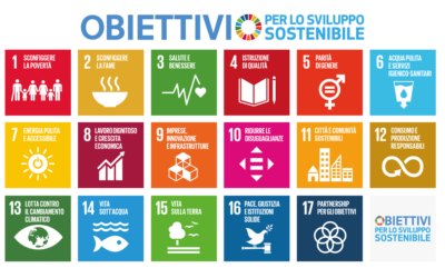 I 17 obiettivi di sostenibilità stabiliti dall’Agenda 2030