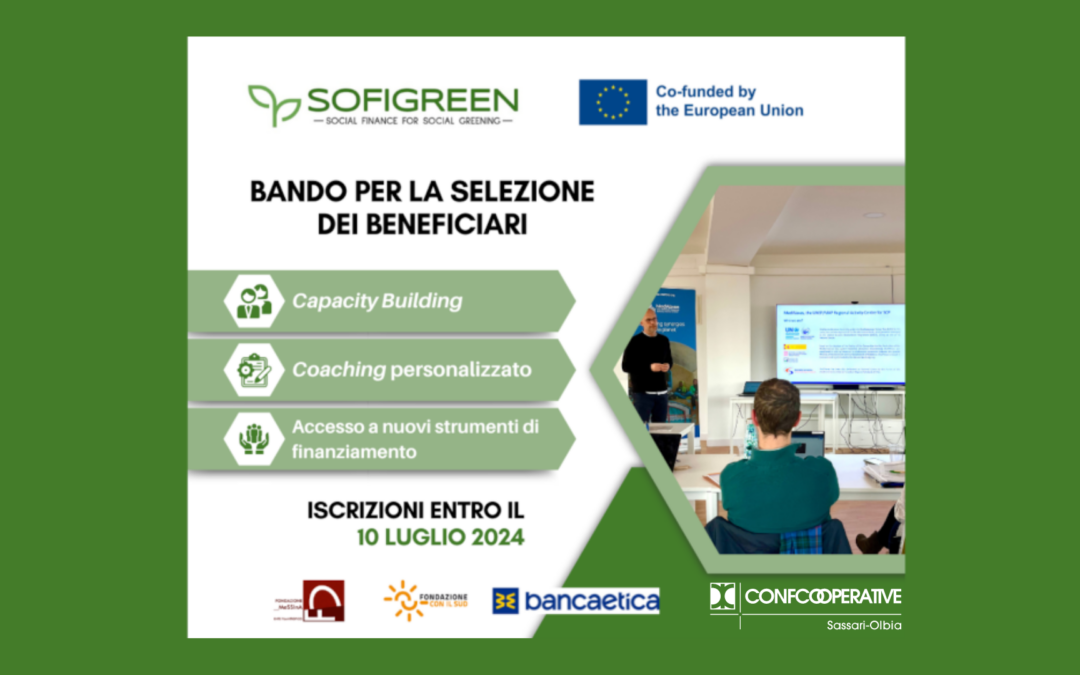 Bando Sofigreen: capacity building per le imprese sociali