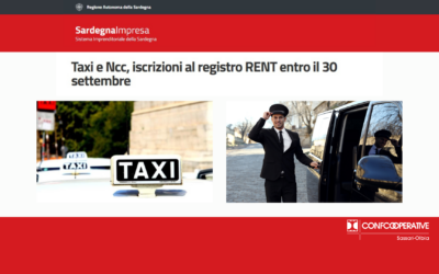 Istituzione del RENT – Registro Elettronico NCC TAXI