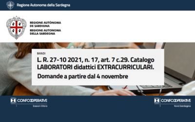 Catalogo Laboratori Extracurriculari: Domande dal 4 novembre