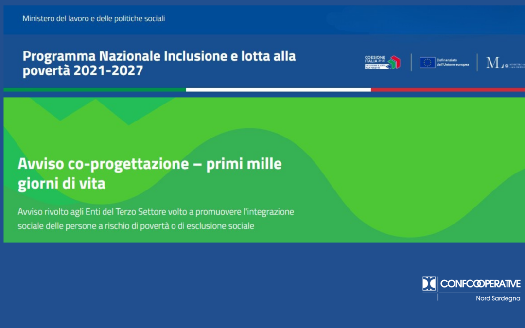 Coprogettazione per il sociale: domande fino al 6 marzo