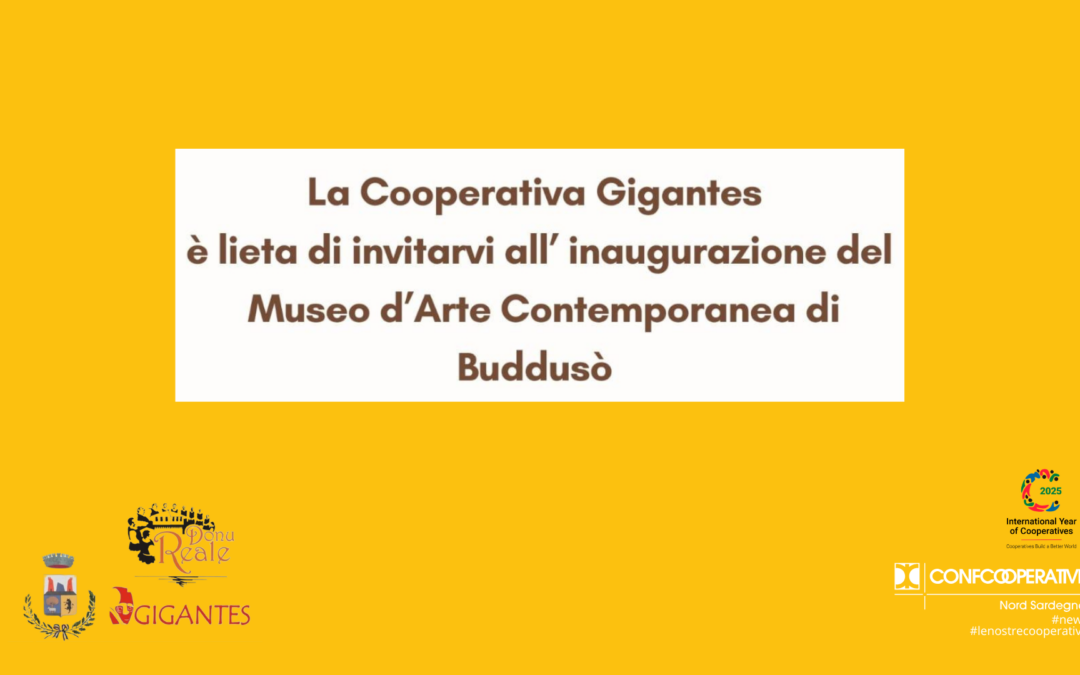 Il MAC di Buddusò: la nuova gestione a cura di Gigantes