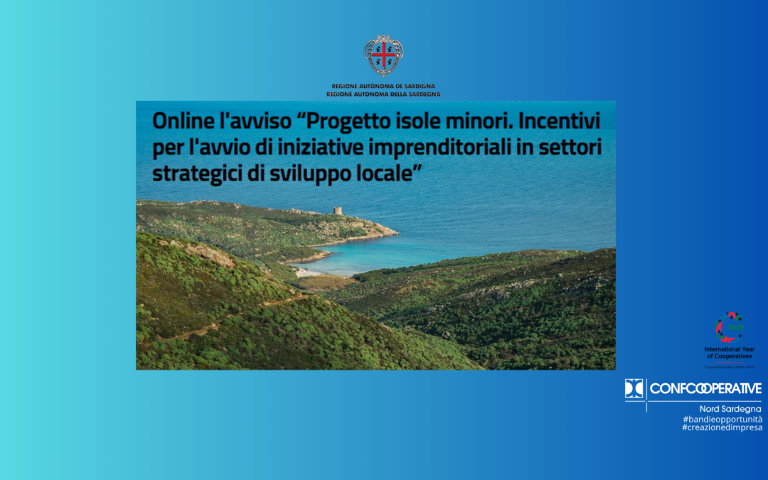 Progetto Isole minori: Incentivi per l’avvio d’mpresa