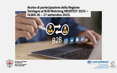 Avviso di partecipazione al B2B Matching MEDFEST 2025 – Olbia, 26-27 settembre