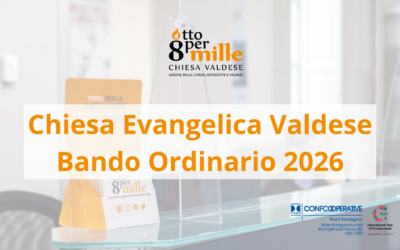 8×1000 Chiesa Valdese: Bando Ordinario 2026