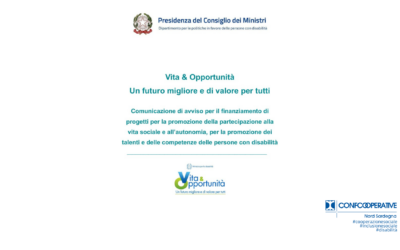 A febbraio l’Avviso del Bando “Vita & Opportunità – Un futuro migliore e di valore per tutti”