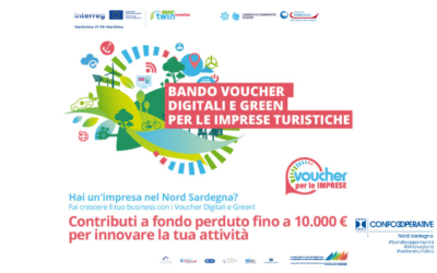 Webinar e Voucher per il turismo: Sostenibilità e Digitalizzazione 4.0 per PMI del Nord Sardegna