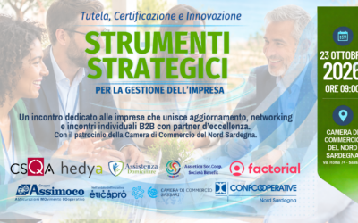 Confcooperative Nord Sardegna, una giornata per aiutare le imprese tra aggiornamento, networking e incontri individuali B2B